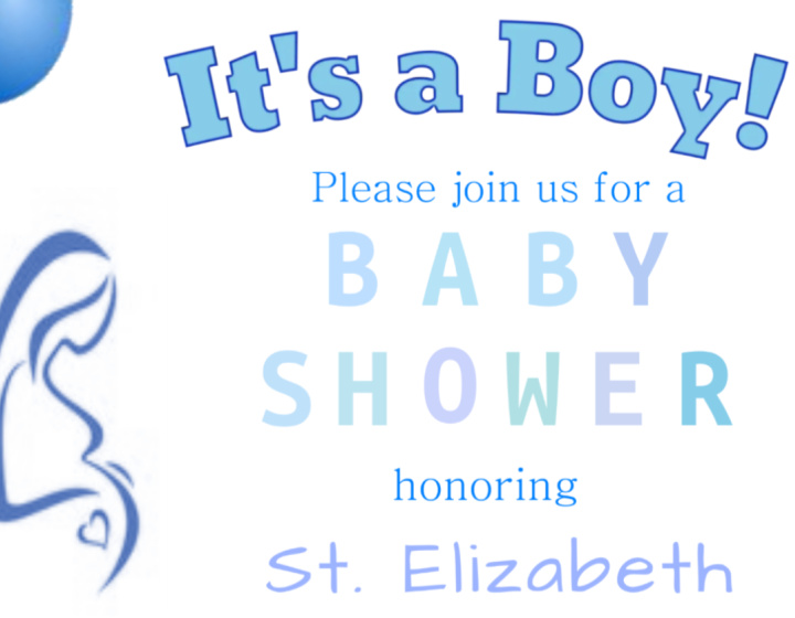 Baby Shower for St. Elizabeth
